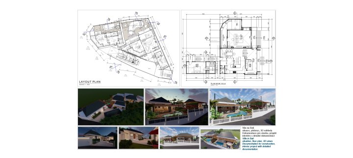 Villa na Bali k pronájmu