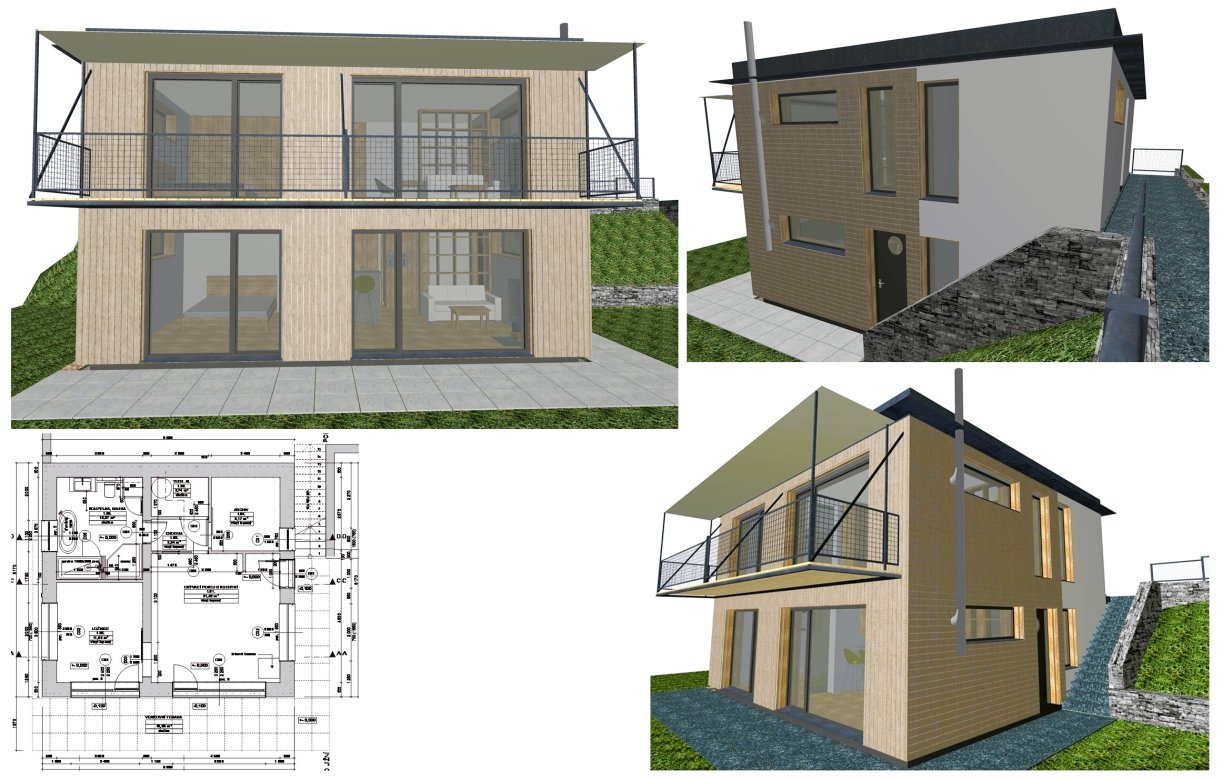 Rekreační chata Slapy se dvěma samostatnými apartmány