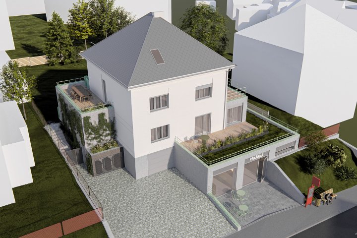 Rodinný dům s řemeslnou pekárnou