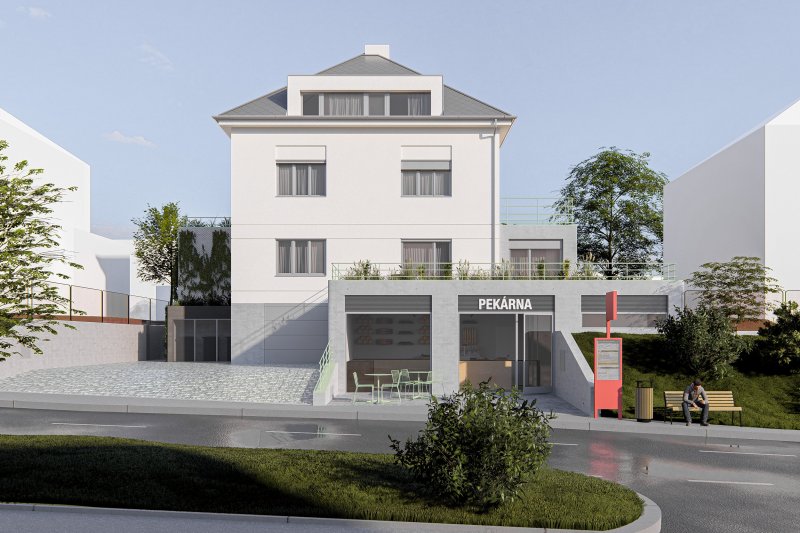 Rodinný dům s řemeslnou pekárnou
