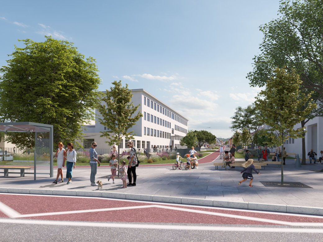 Urbanistická studie prostoru náměstí 9. května v Boskovicích