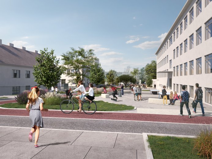 Urbanistická studie prostoru náměstí 9. května v Boskovicích