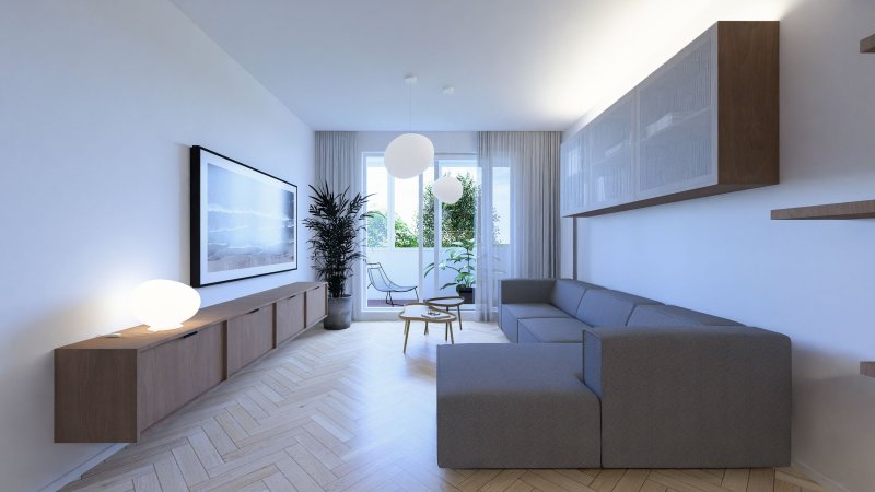 Byt s lávkou pro kočky