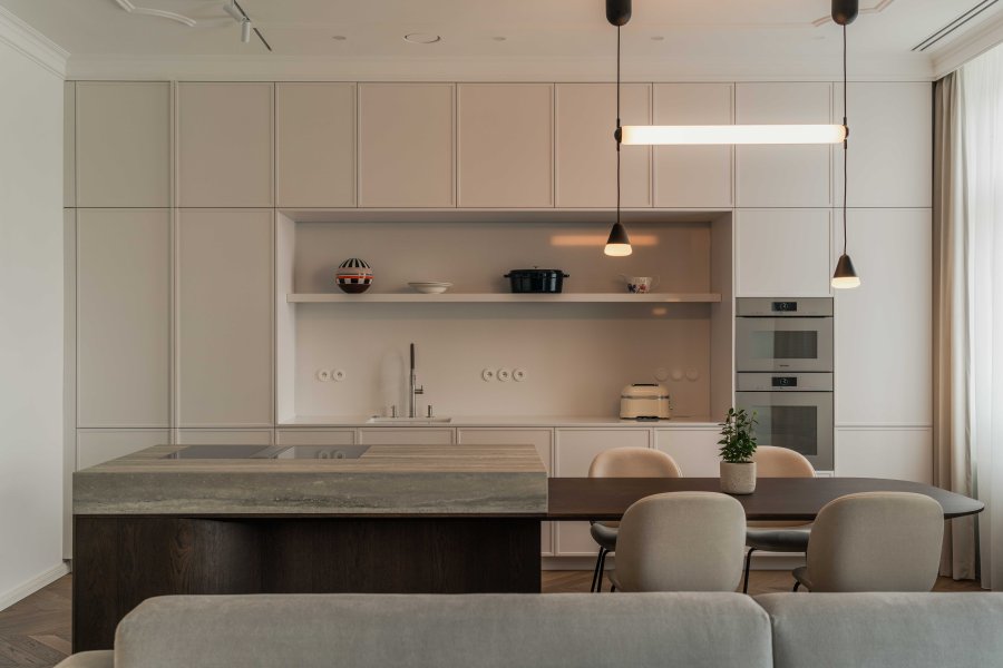 Rekonstrukce bytu s výhledem na Vltavu