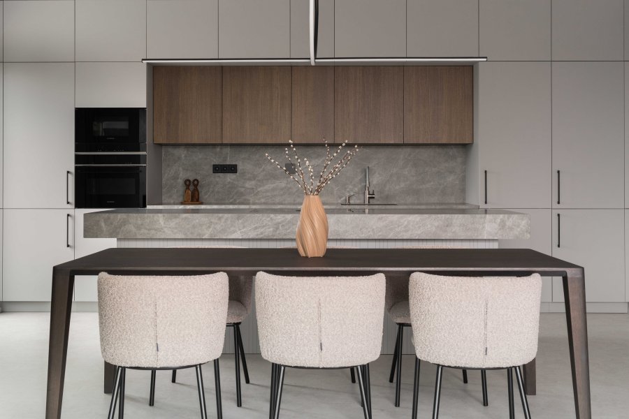 Interiér RD s otevřeným patrem