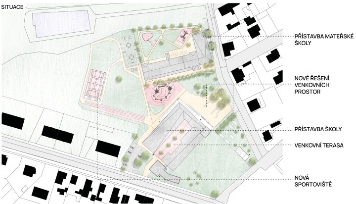 Dostavba základní školy - Poříčany