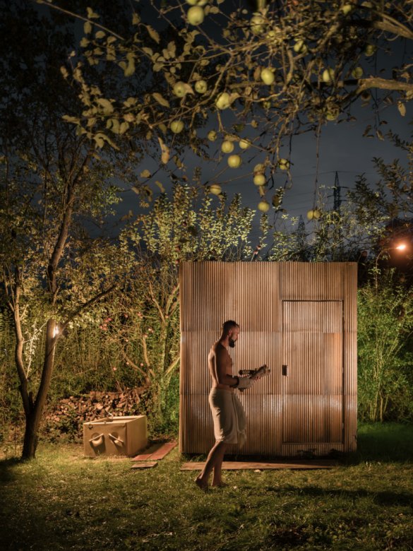 Upcyklovaná sauna